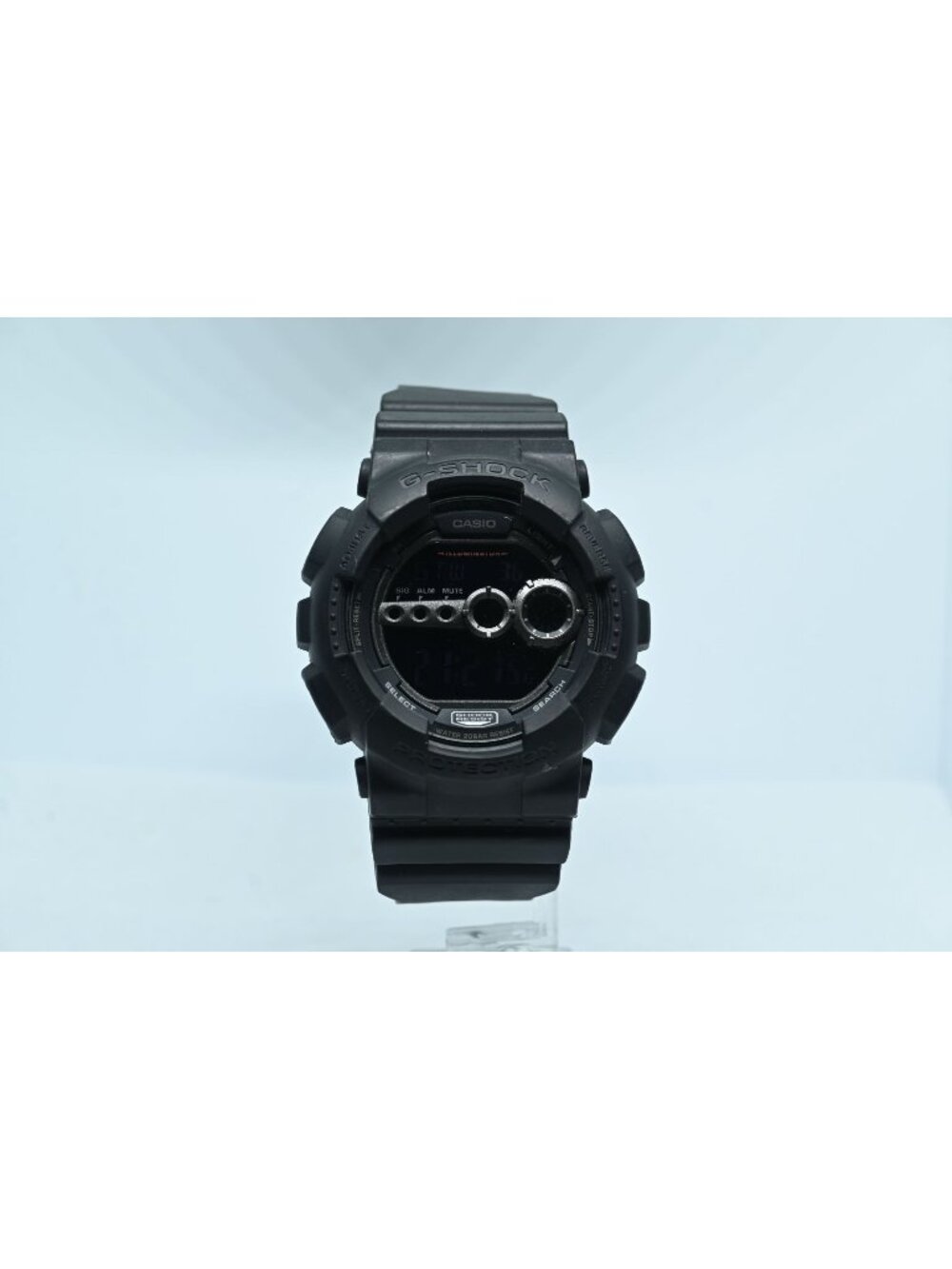 Casio G-Shock GD100-1B Men's Black Digital Watch 200M Shock Resistant
